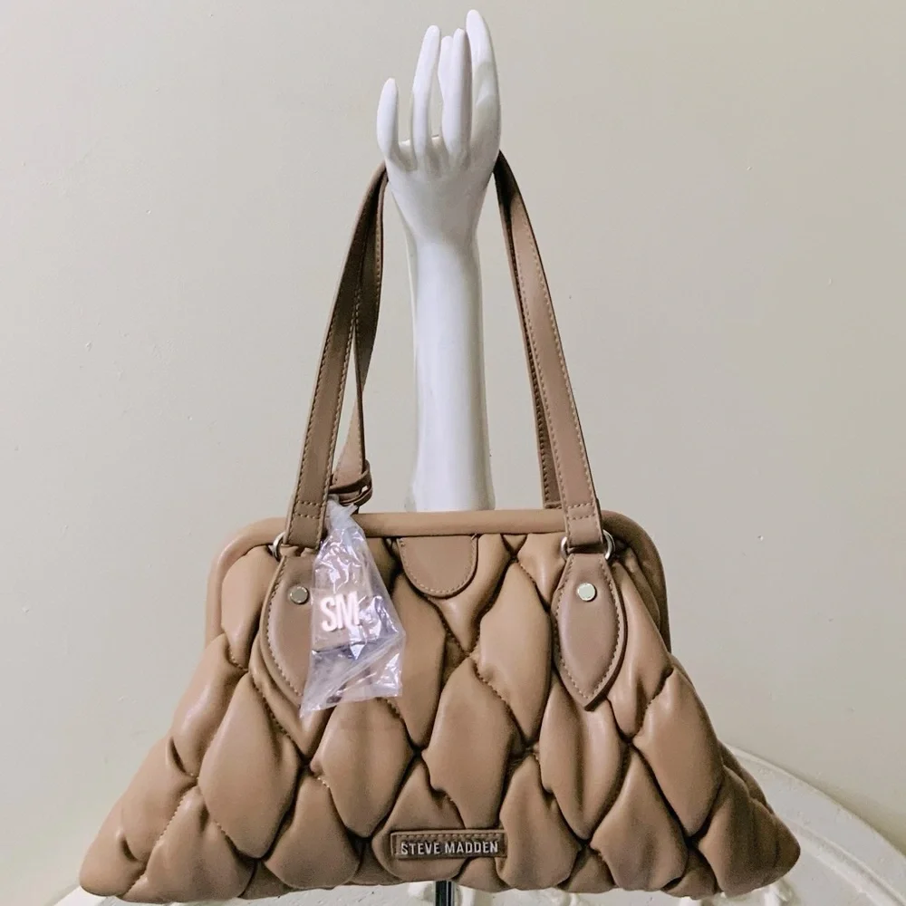 Steve Madden Tinley Quilted Clutch Purse NWT